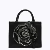 BAG WITH ROSE AND STUDS