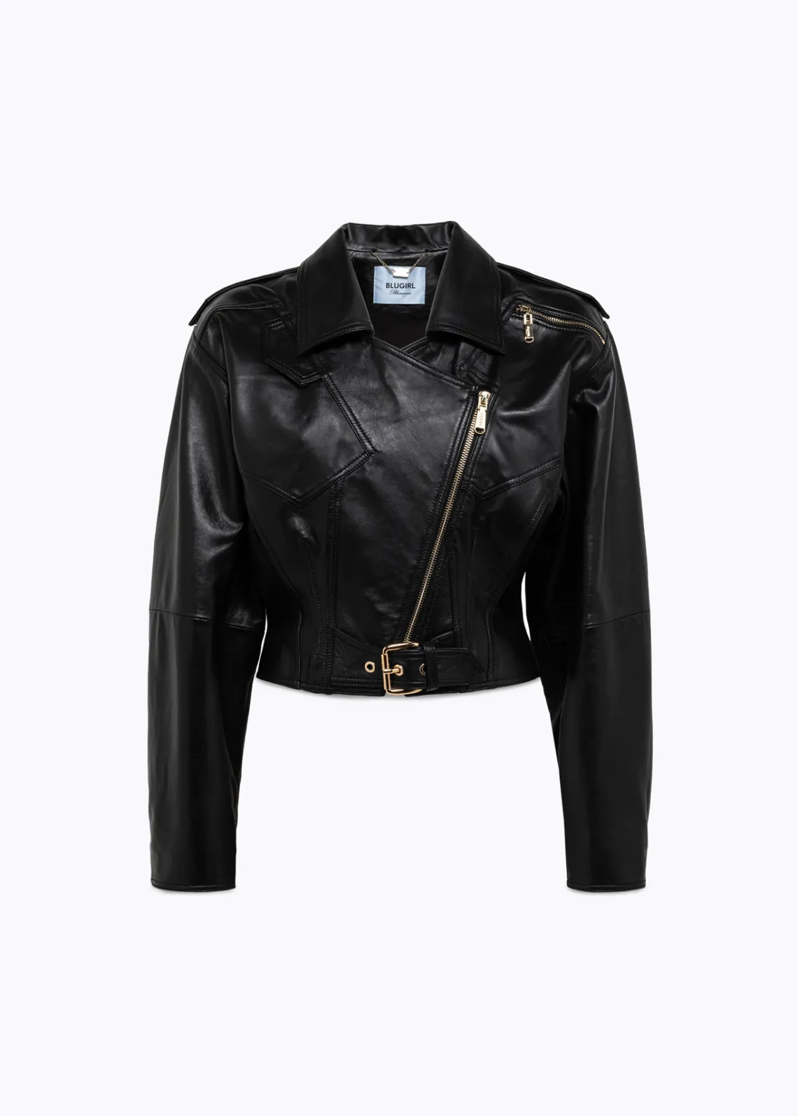 Biker Jacket with embossed rose