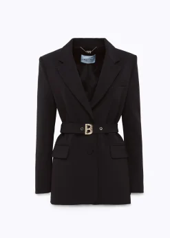 BLAZER IN STRETCH CRÊPE