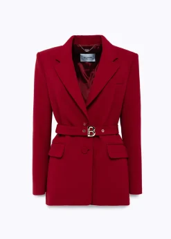 BLAZER IN STRETCH CRÊPE