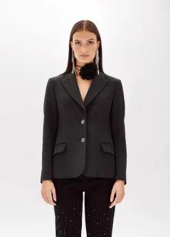 BLAZER IN STRETCH CRÊPE