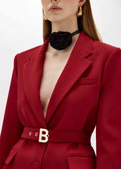 BLAZER IN STRETCH CRÊPE