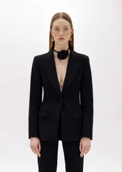 BLAZER IN WOOL CADY