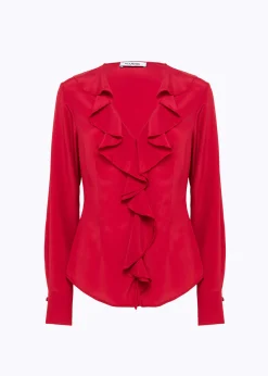 BLOUSE IN CRÊPE DE CHINE
