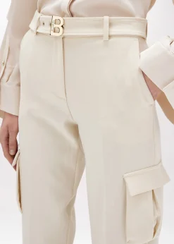 CARGO PANTS IN STRETCH WOOL CADY