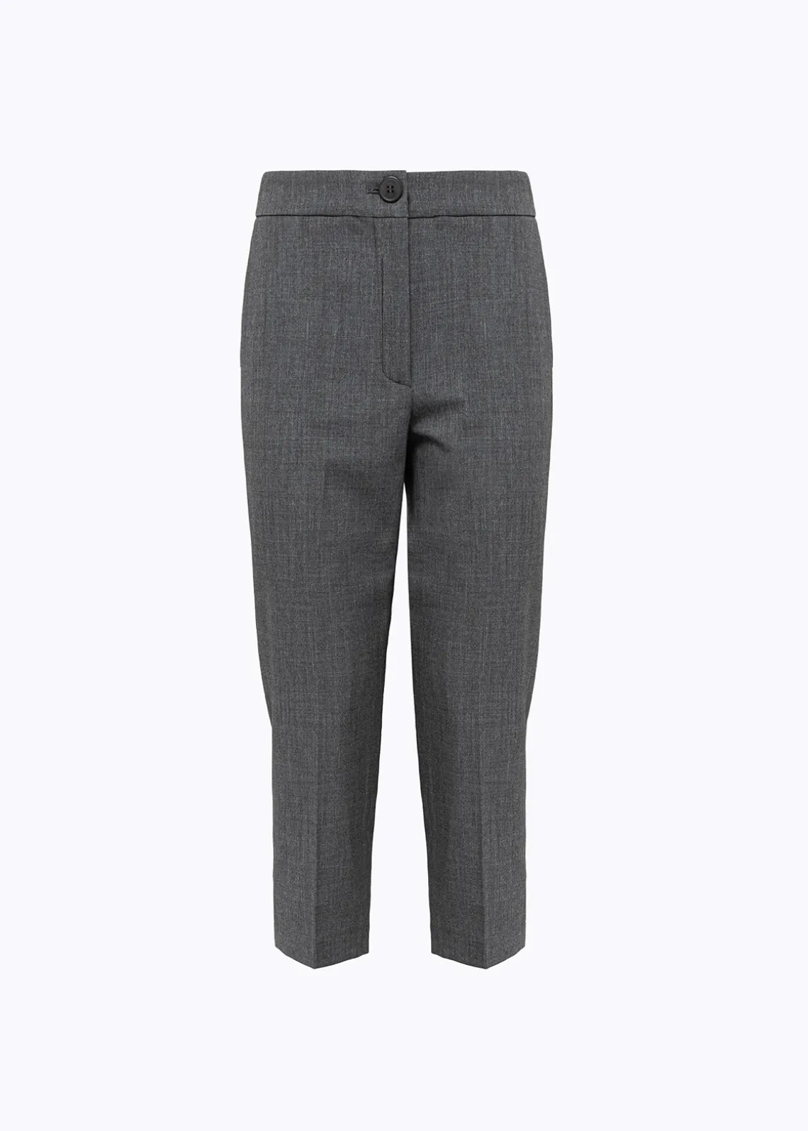 CIGARETTE PANTS IN MÉLANGE FLANNEL