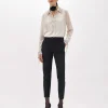 CIGARETTE PANTS IN STRETCH CRÊPE