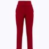 CIGARETTE PANTS IN STRETCH CRÊPE