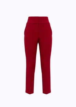 CIGARETTE PANTS IN STRETCH CRÊPE