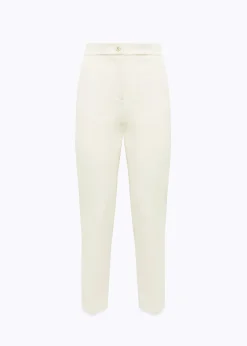 CIGARETTE PANTS IN STRETCH CRÊPE