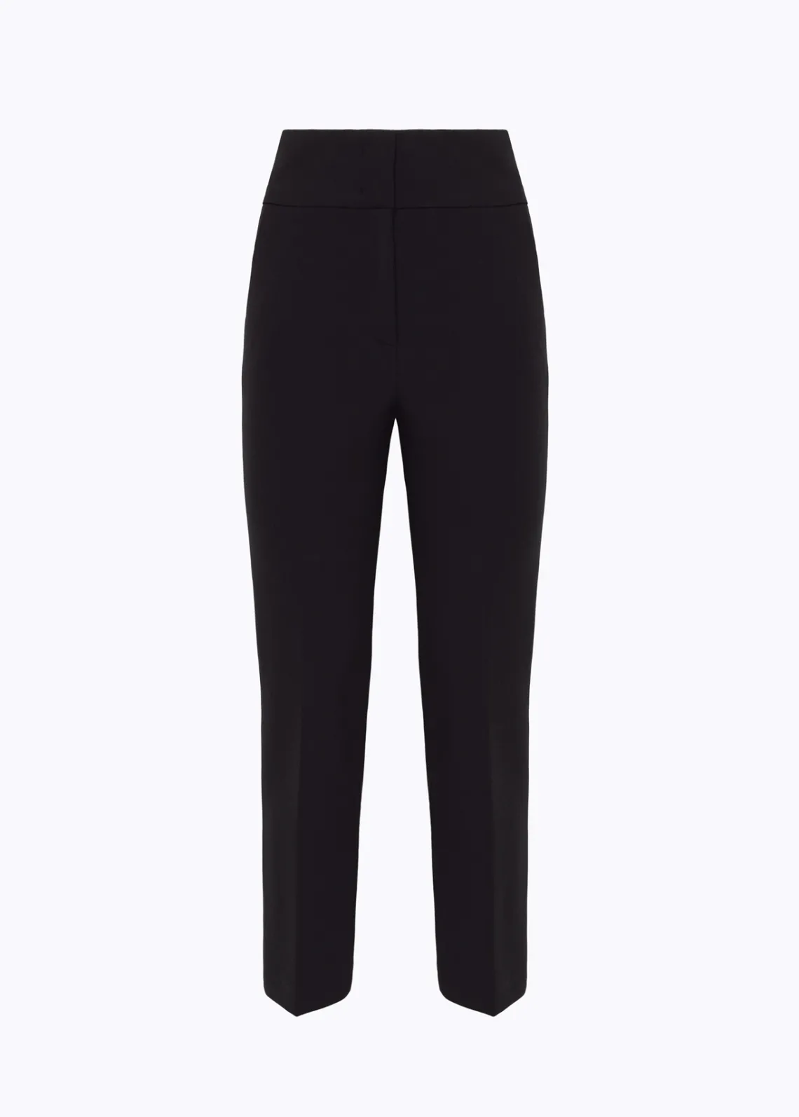 Cigarette pants in stretch crêpe