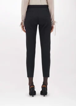 CIGARETTE PANTS IN STRETCH CRÊPE