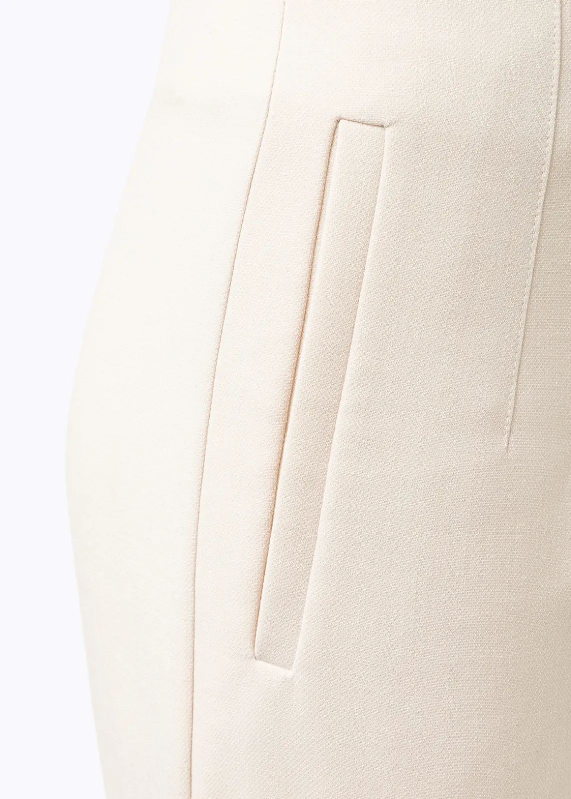 CIGARETTE PANTS IN WOOL CADY