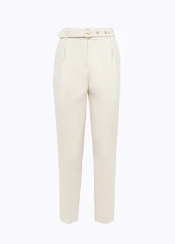 CIGARETTE TROUSERS IN CADY