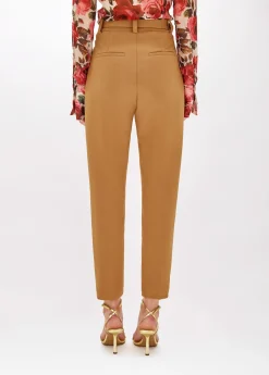 CIGARETTE TROUSERS IN CADY