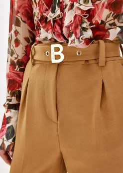 CIGARETTE TROUSERS IN CADY