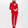 CIGARETTE TROUSERS IN CRÊPE