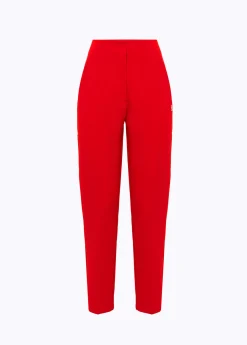 CIGARETTE TROUSERS IN CRÊPE