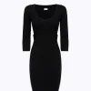 CROSSED DRESS IN VISCOSE