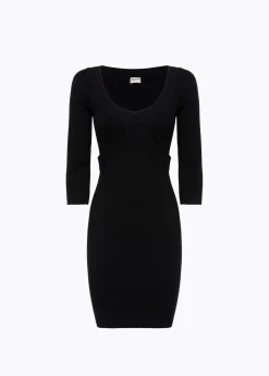 CROSSED DRESS IN VISCOSE