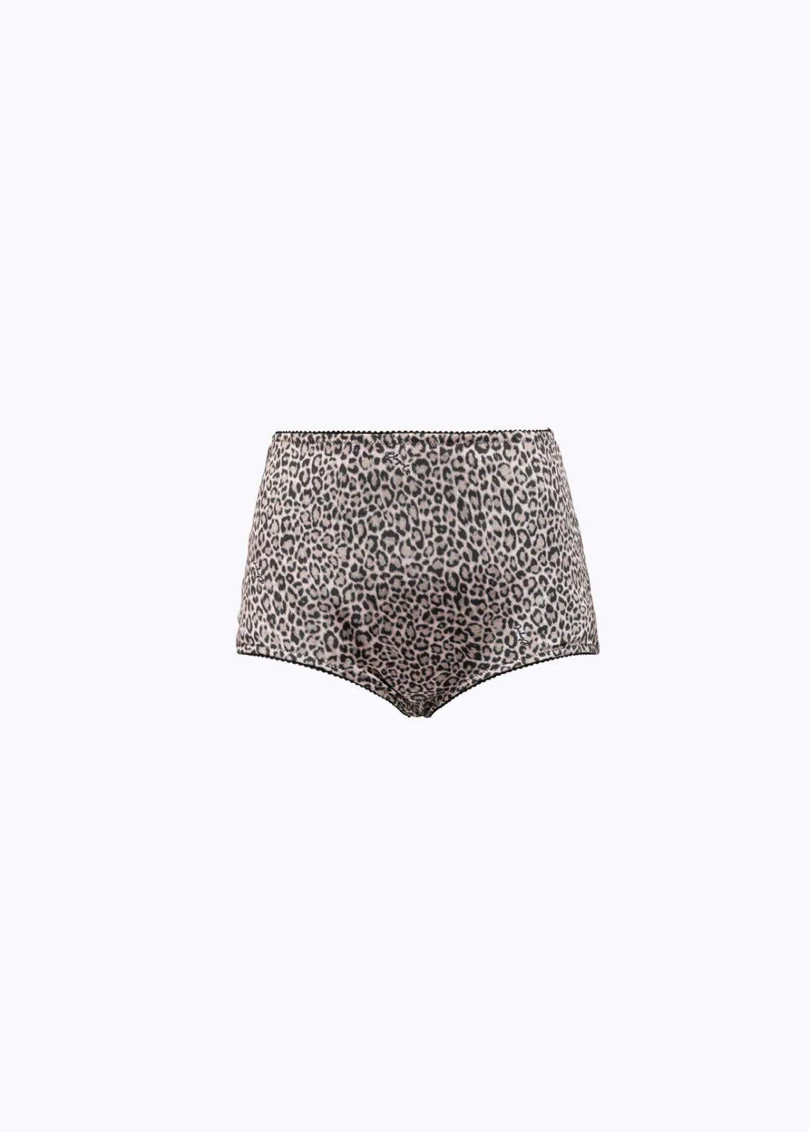 CULOTTES IN ANIMALIER PRINT STRETCH SATIN