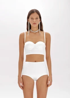 CULOTTES IN STRETCH SATIN