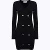 DOUBLE-BREASTED DRESS WITH BUTTONS.