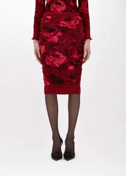 DOUBLE-FACE KNIT SKIRT
