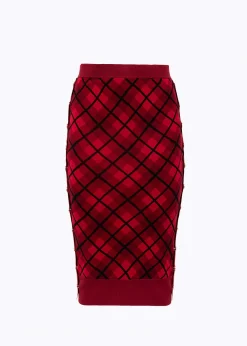DOUBLE-FACE KNIT SKIRT
