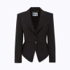 FITTED JACKET IN STRETCH CRÊPE