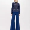 Fitted leather Jacket with belt