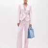 FITTED LIGHT CRÊPE JACKET WITH TOP