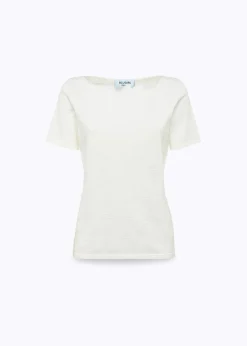 FITTED SWEATER IN VISCOSE WITH EMBROIDERY ROSES