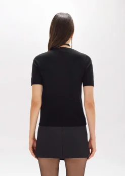 FITTED SWEATER IN VISCOSE BLEND