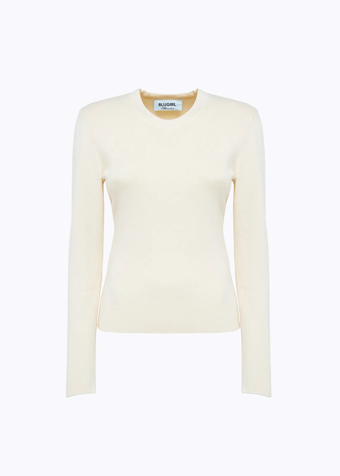 FITTED SWEATER WITH JEWEL BUTTONS