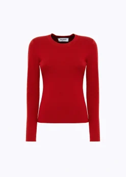 FITTED SWEATER WITH JEWEL BUTTONS