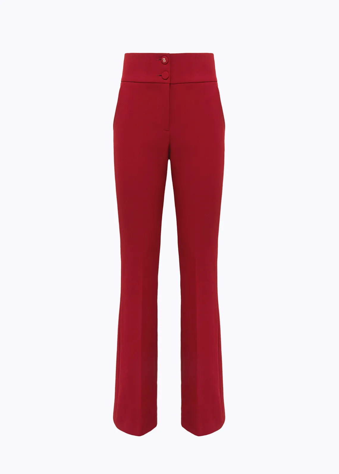 FLARE PANTS IN STRETCH CRÊPE