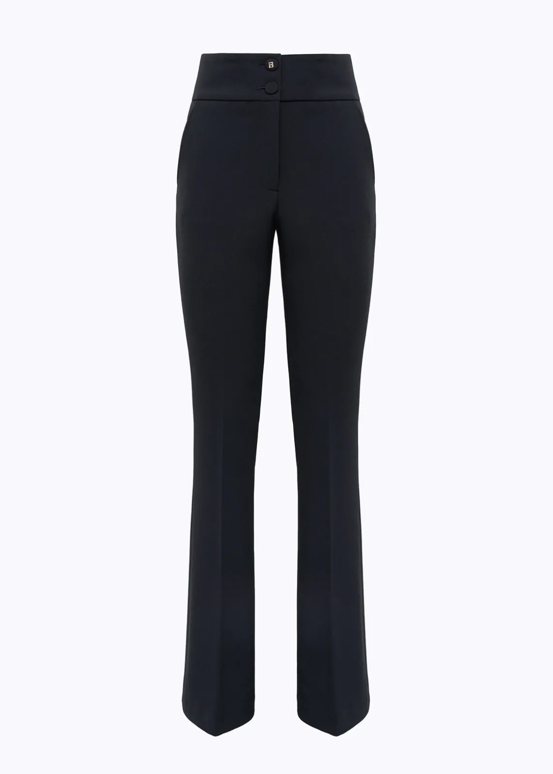 FLARE PANTS IN STRETCH CRÊPE