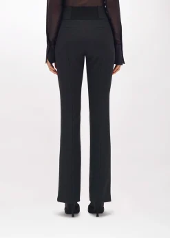 FLARE PANTS IN STRETCH CRÊPE