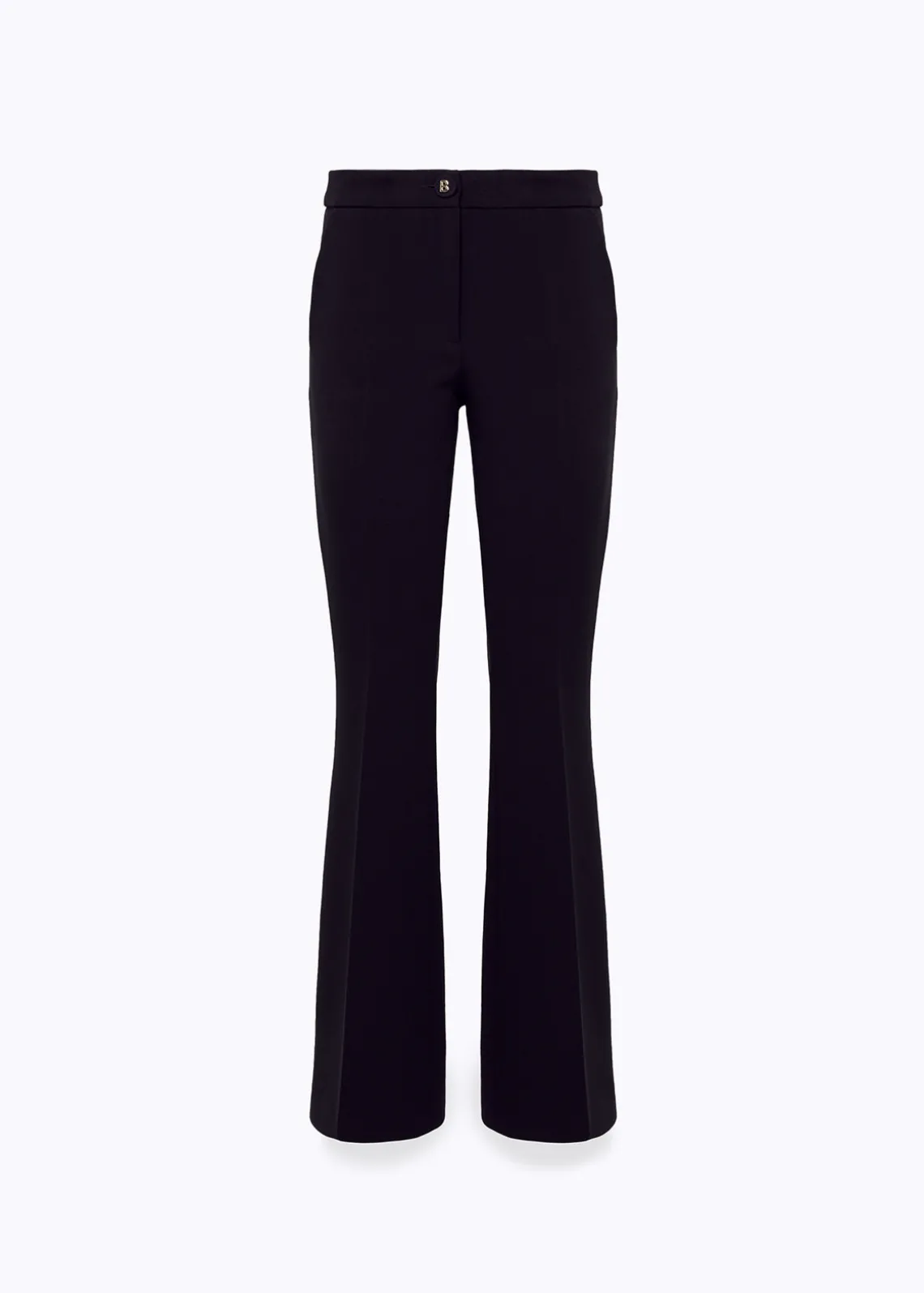 FLARED PANTS IN LIGHT CRÊPE
