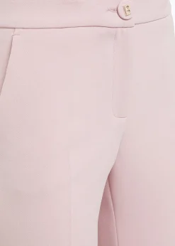 FLARED PANTS IN LIGHT CRÊPE
