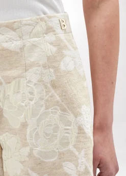 FLORAL JACQUARD BERMUDA SHORTS