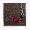 FOULARD SCARF IN ANIMALIER PRINT SILK