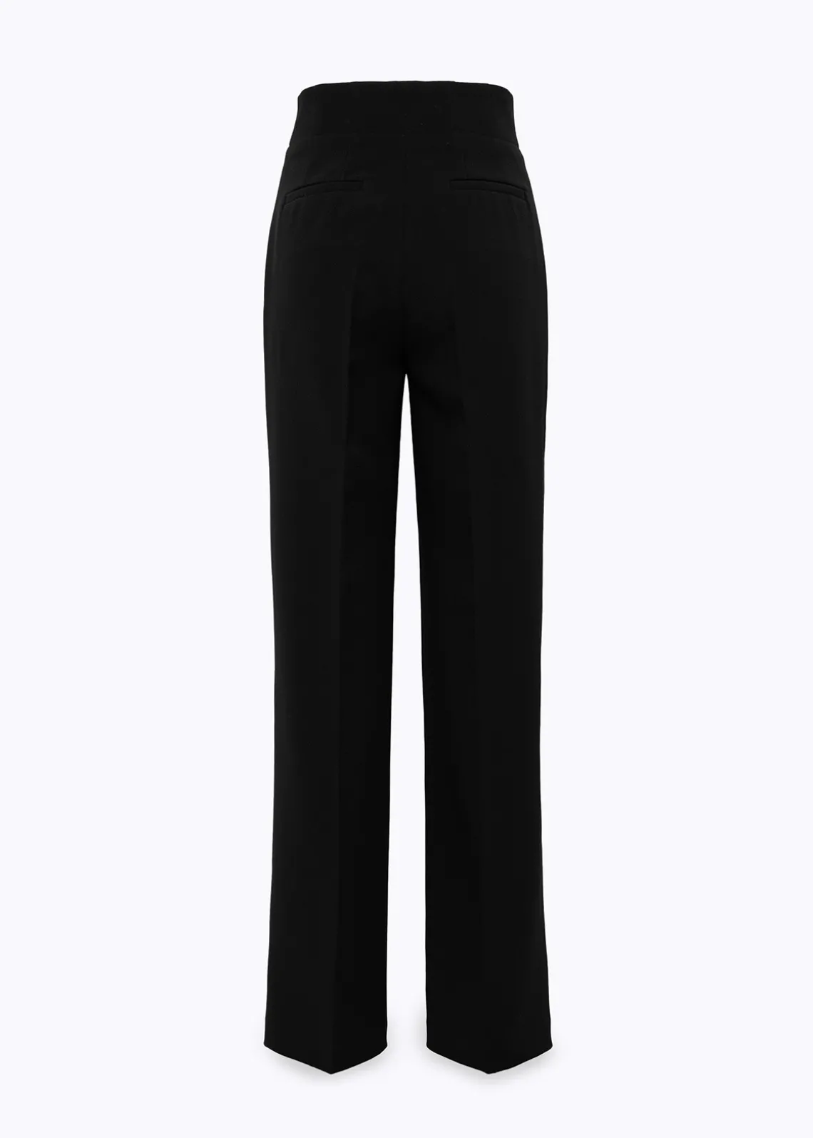 HIGH-WAIST PANTS IN LIGHT CRÊPE