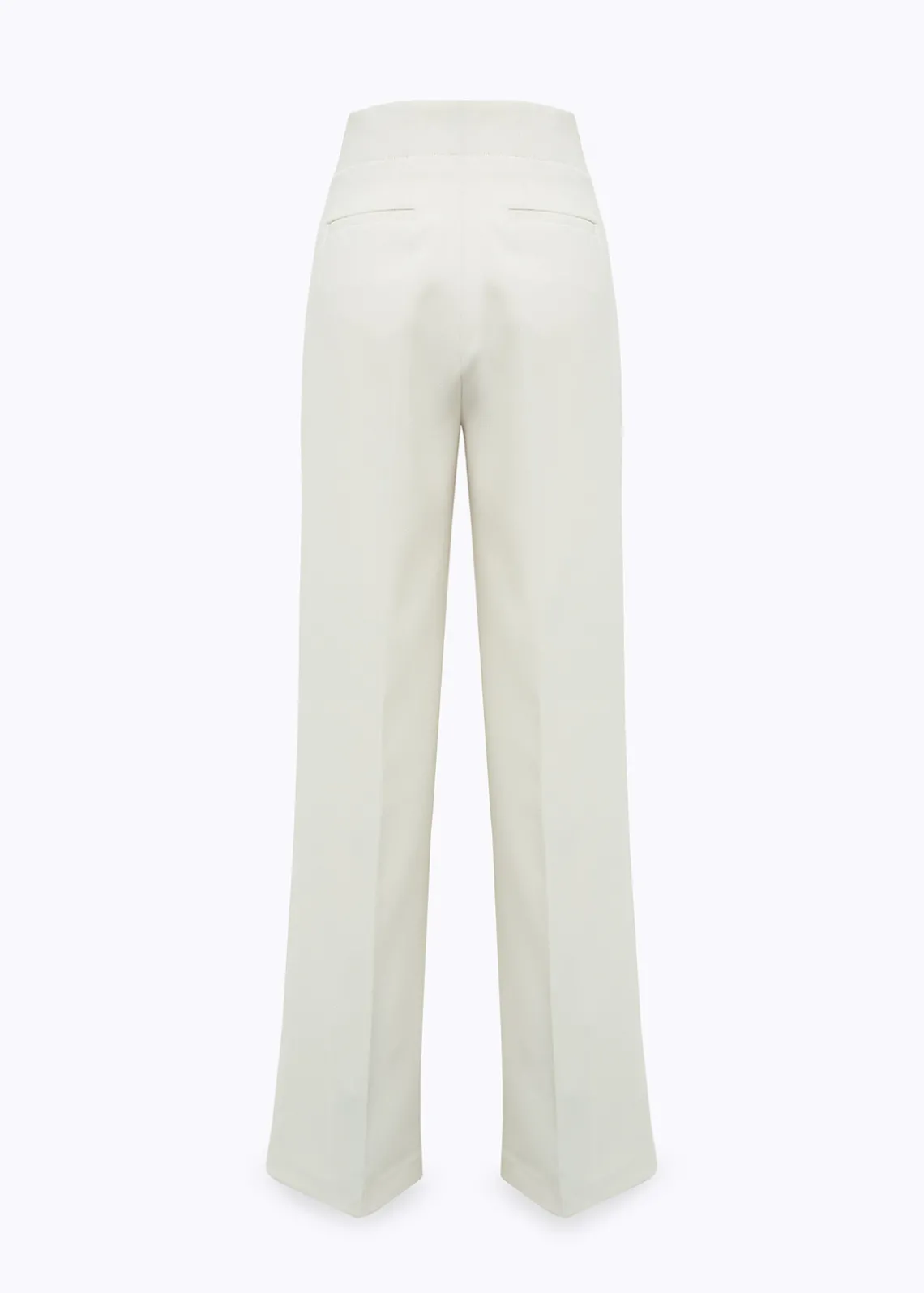 HIGH-WAIST PANTS IN LIGHT CRÊPE