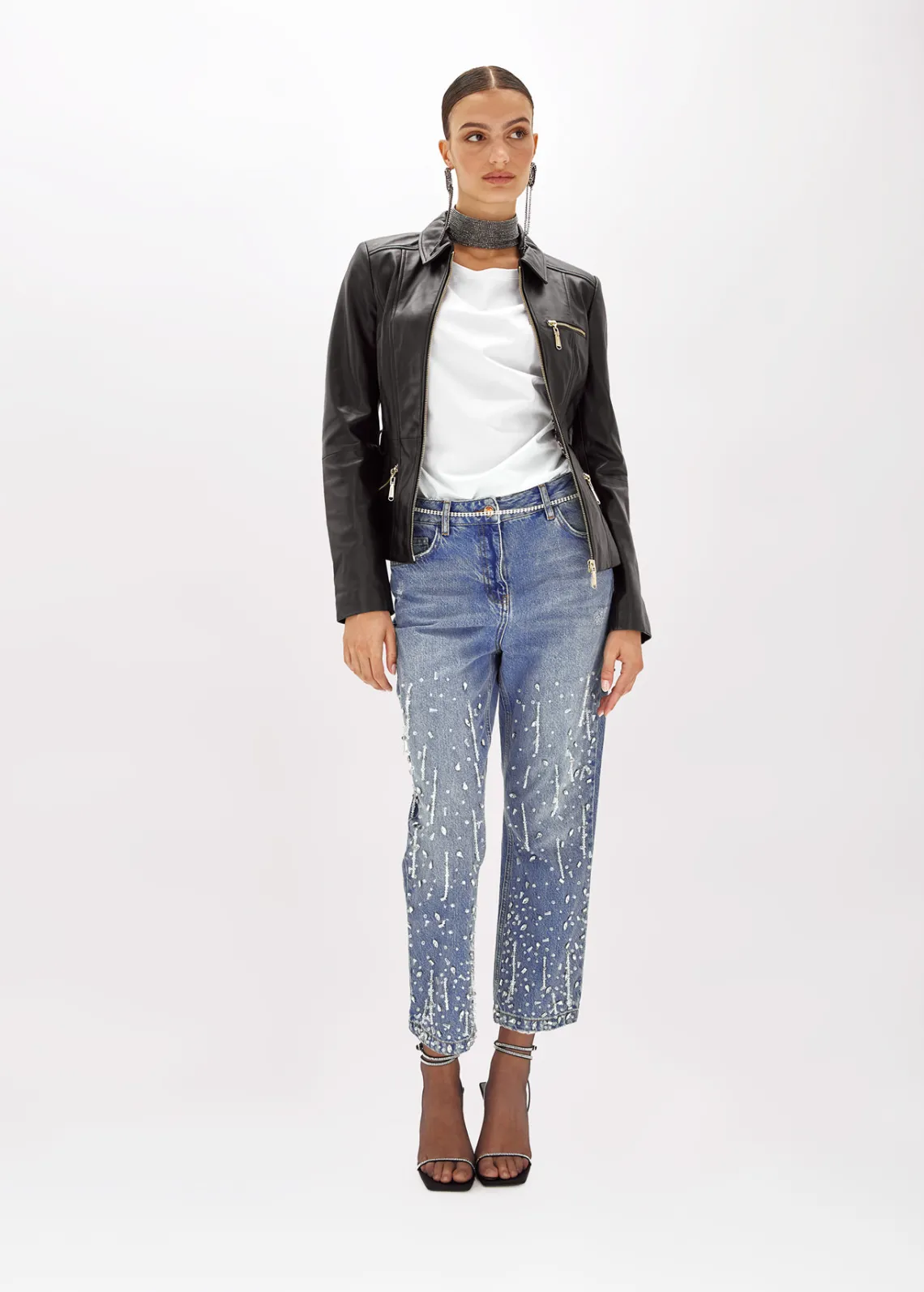 JACKET IN LEATHER