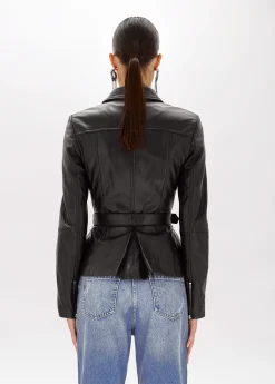JACKET IN LEATHER