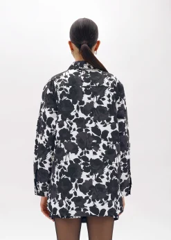 JACQUARD ROSE FIELD JACKET