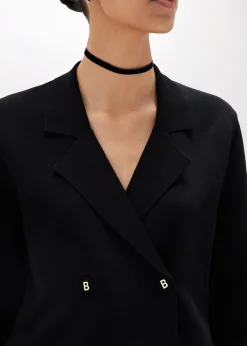 JACQUARD ROSE KNIT JACKET