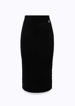 JACQUARD ROSE KNIT SKIRT